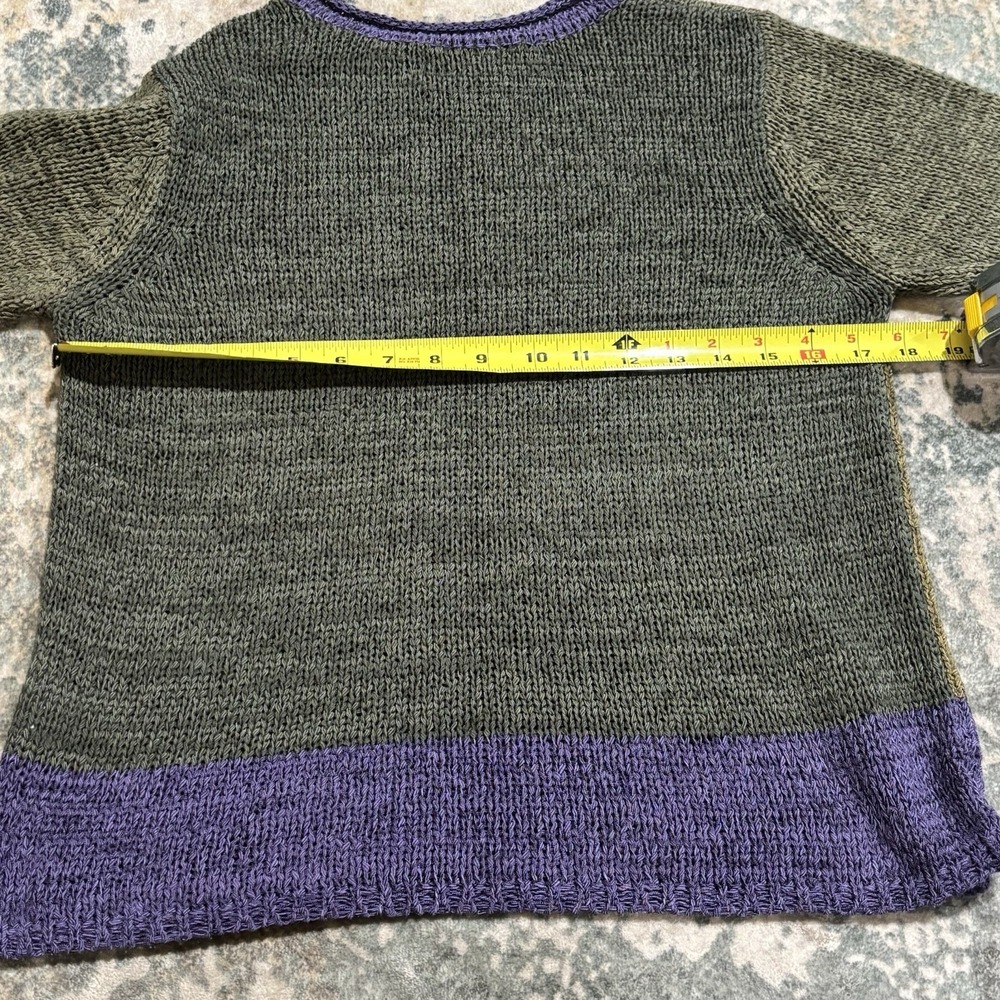 vintage Sigrid Olsen Sport patchwork sweater Small - Picture 6 of 6